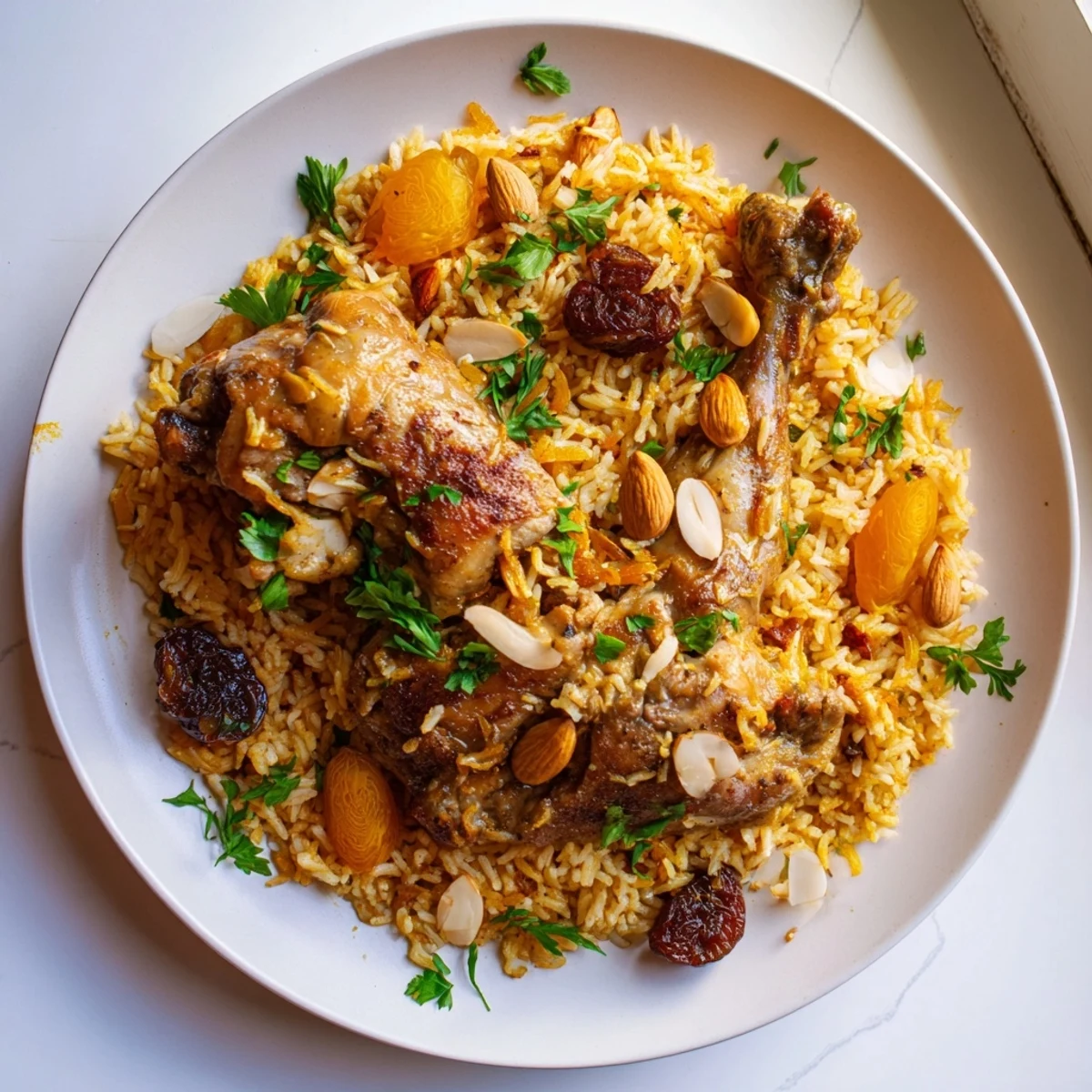 Saffron Chicken Rice Pilaf