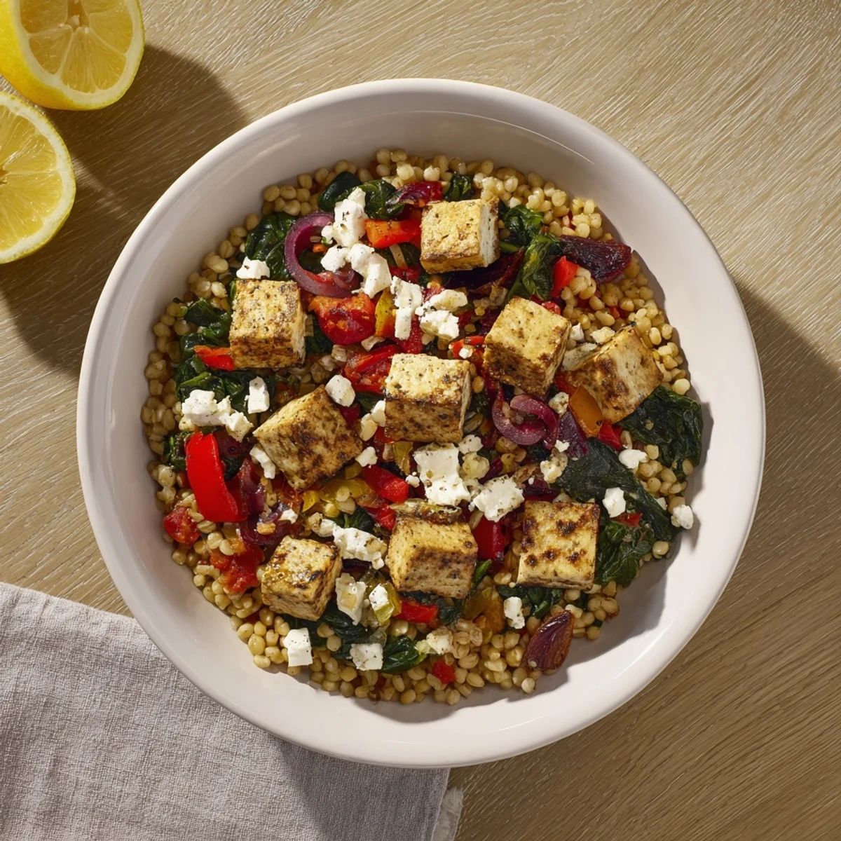 Tender lamb and orzo in a Smoky Mediterranean Supper, flavored with vibrant spices and fresh herbs.