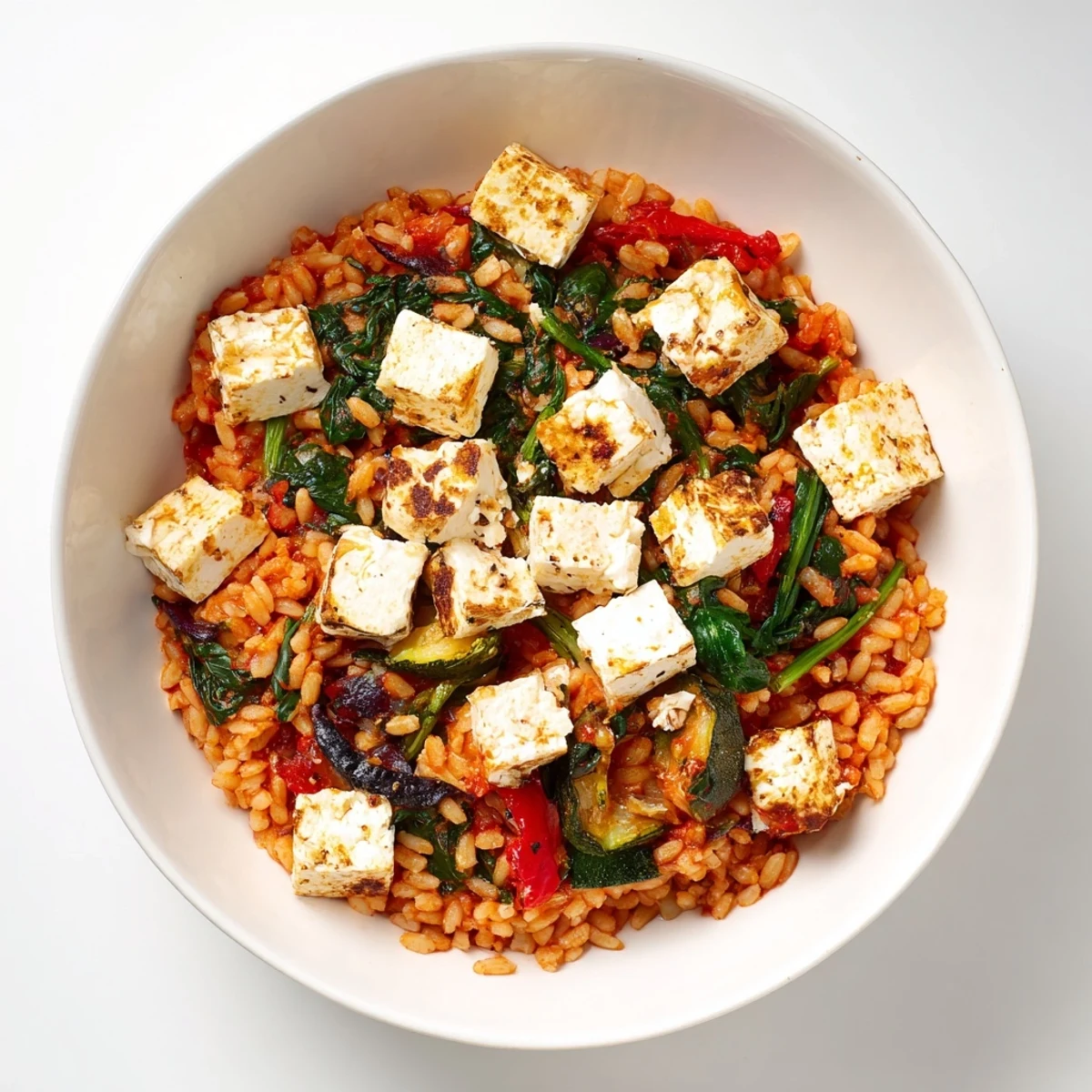 A close-up view of a flavorful Smoky Mediterranean Lamb and Orzo Supper, ready to be served.