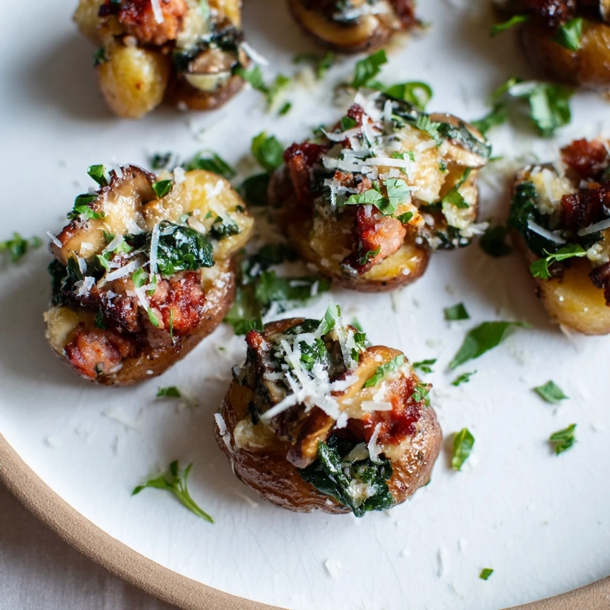 Woodsy Skillet Sausage Mushroom