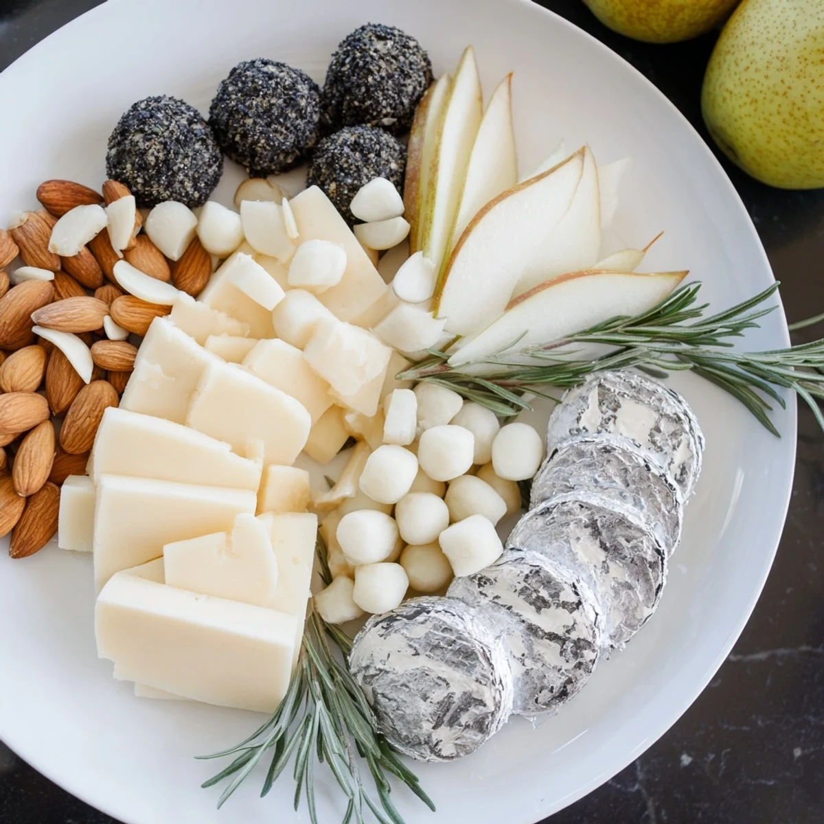 A lavish The Silver Screen cheese and chocolate board arrangement, perfect for movie night gatherings.
