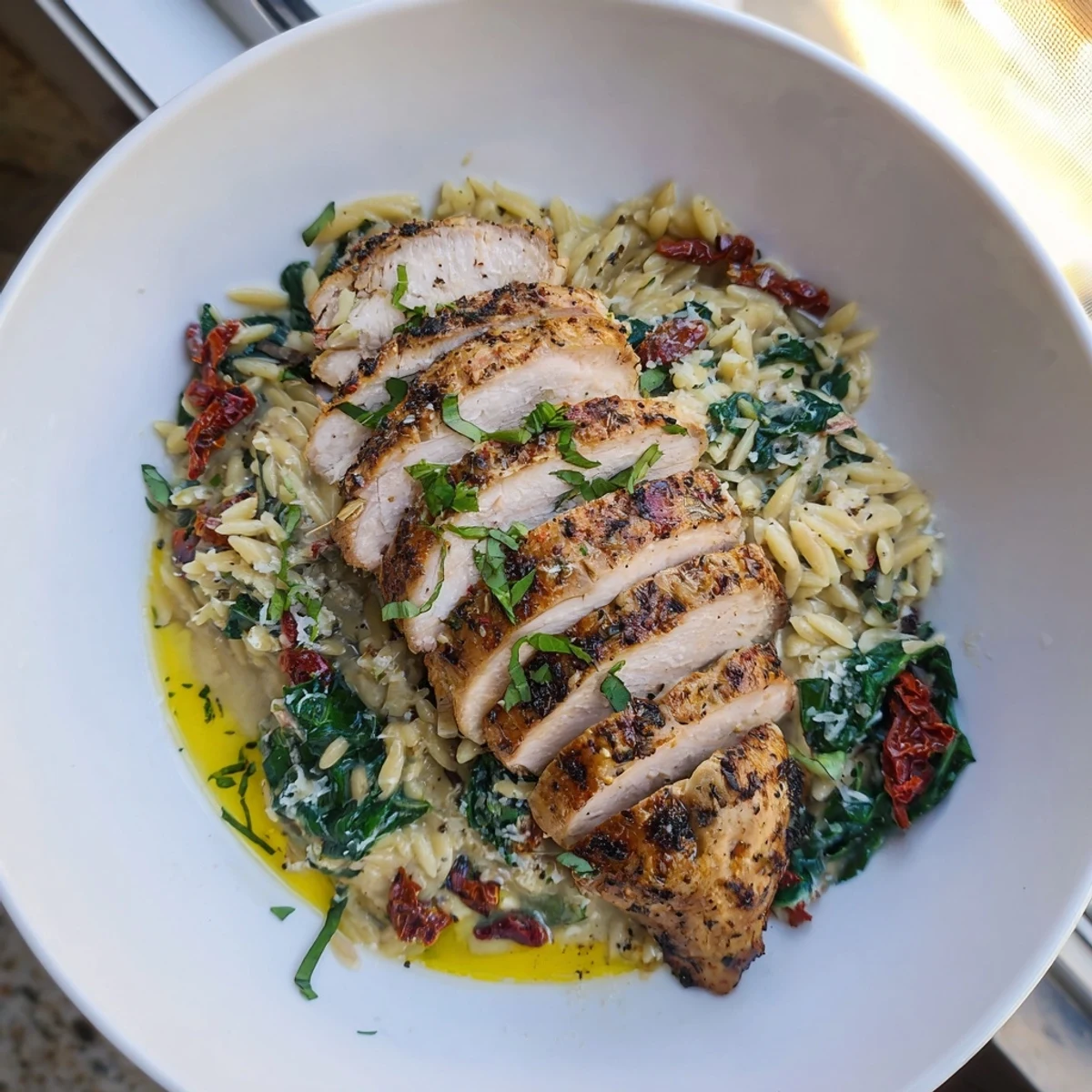 Marry Chicken Orzo Creamy