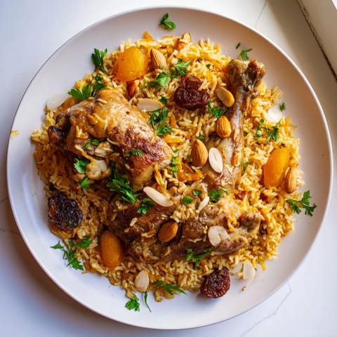 Saffron Chicken Rice Pilaf