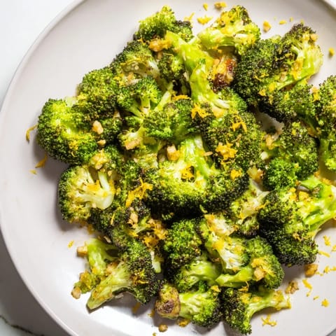 Lemon Garlic Roasted Broccoli