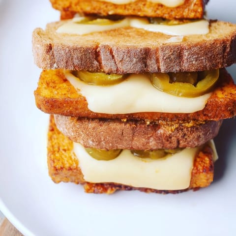 Spicy Crispy Tofu Grilled Cheese