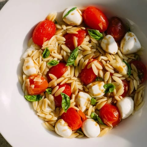 Caprese Orzo Salad