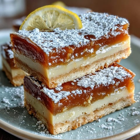 Earl Grey Guava Lemon Bars