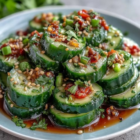 Asian Cucumber Salad Sesame