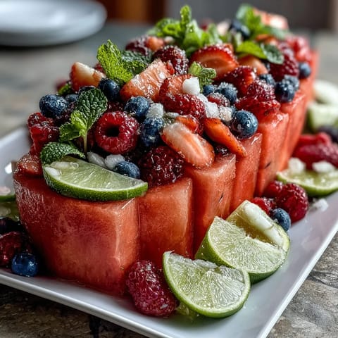 Watermelon Berry Fruit Platter