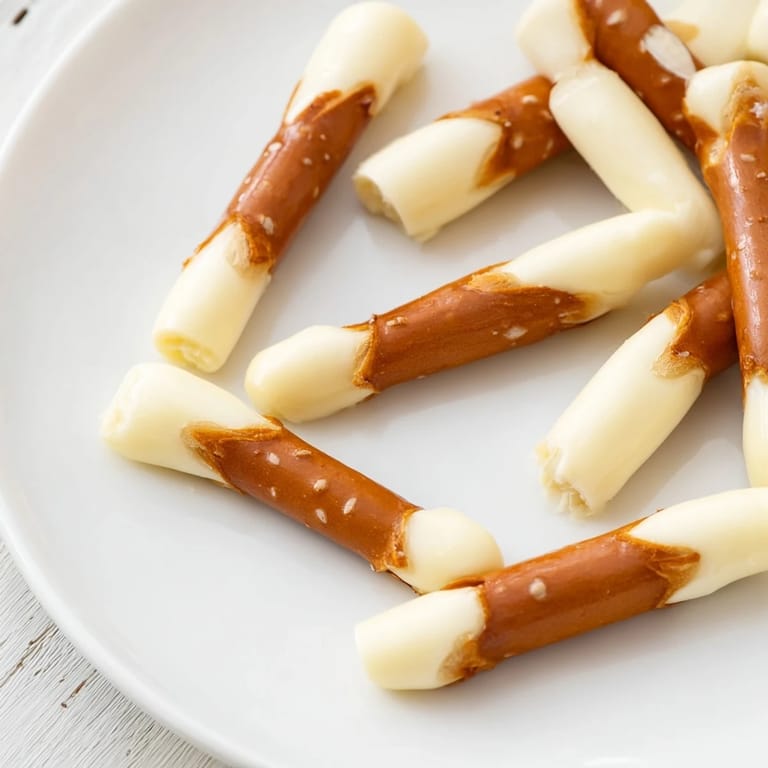 Quick and easy String Cheese & Pretzel Rods Snack: a perfect handheld snack, ready in minutes.