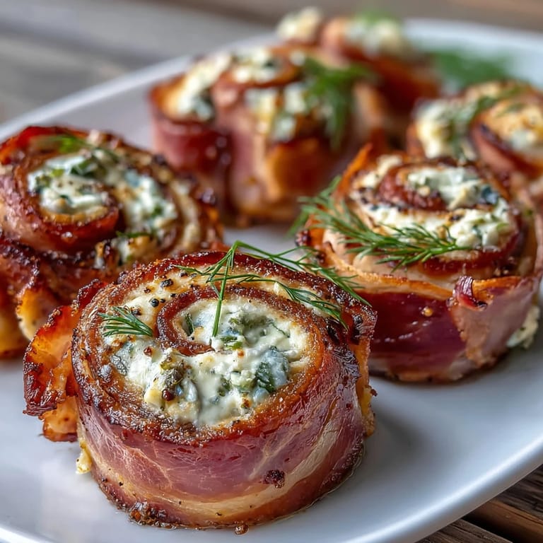Creamy, tangy ham and pickle pinwheels, a quick no-cook appetizer bursting with smoky, savory flavor in every bite.