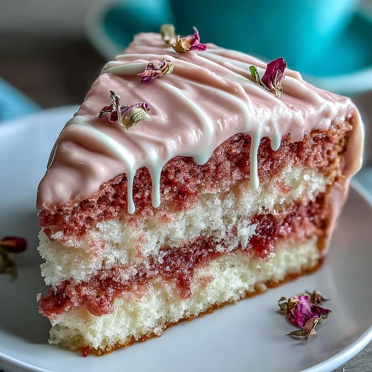 A festive Bridal Shower Rosé Velvet Cake, ready for a celebratory slice.
